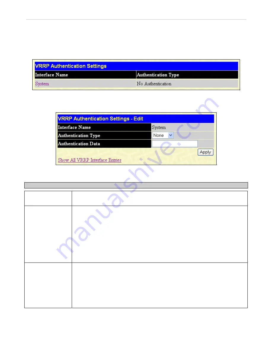 D-Link xStack DGS-3612G series Reference Manual Download Page 274