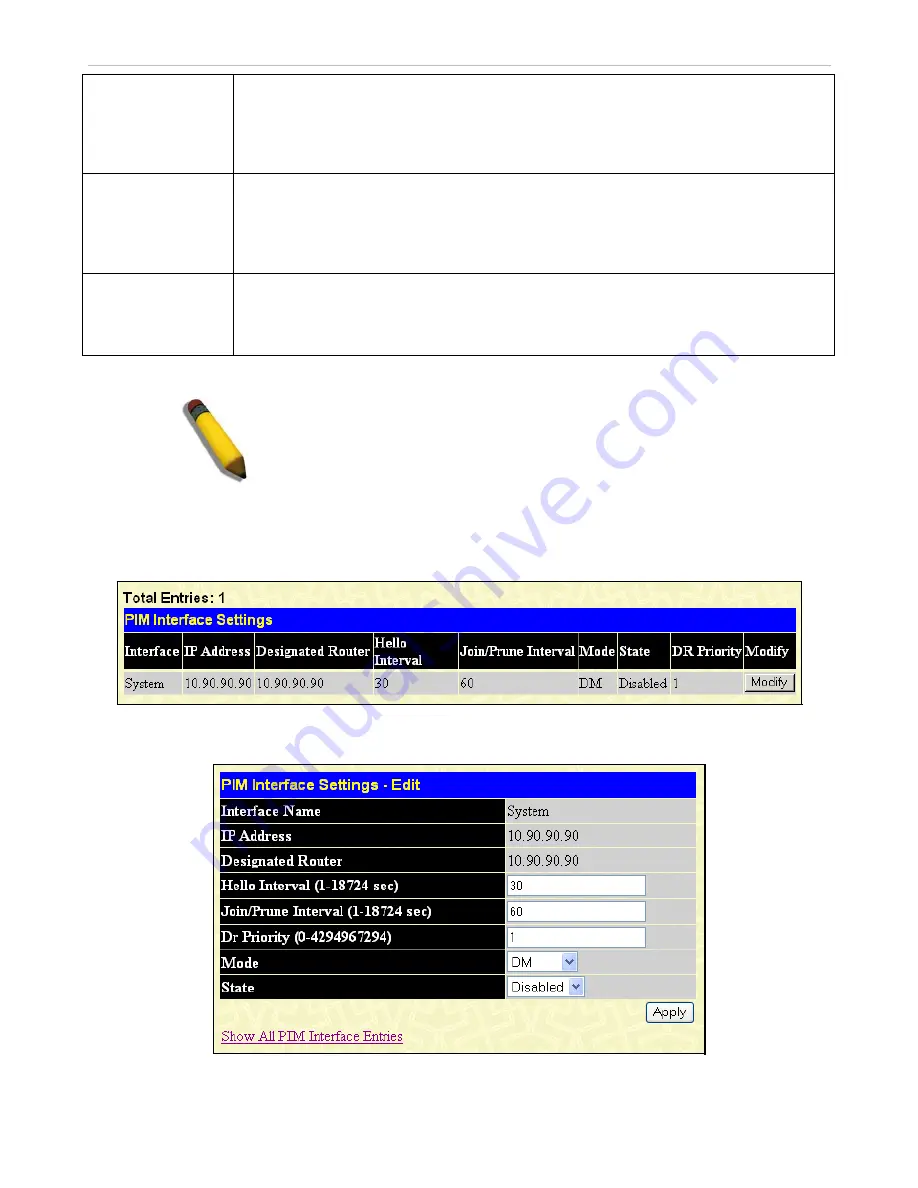 D-Link xStack DGS-3612G series Reference Manual Download Page 283