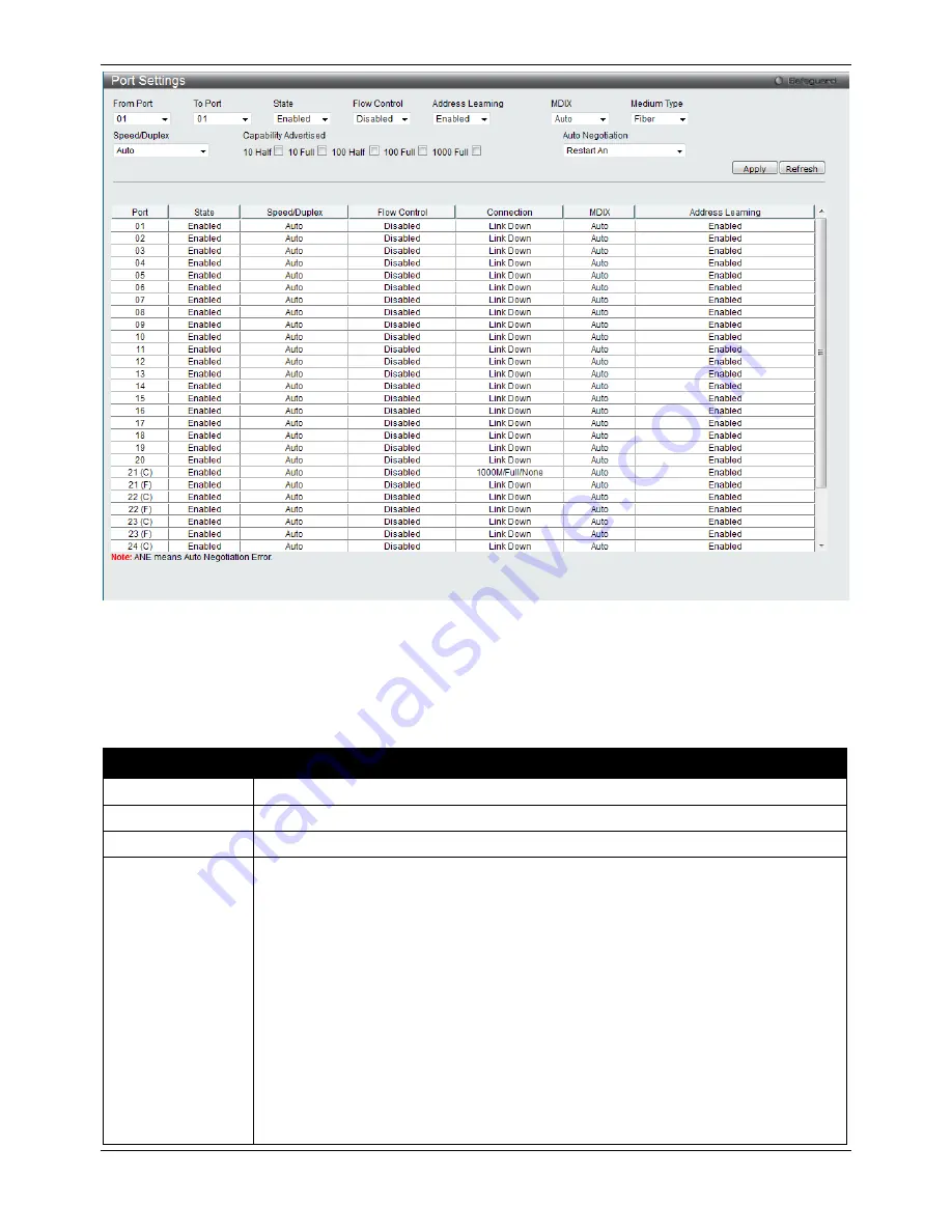 D-Link xStack DGS-3620-52P Reference Manual Download Page 20