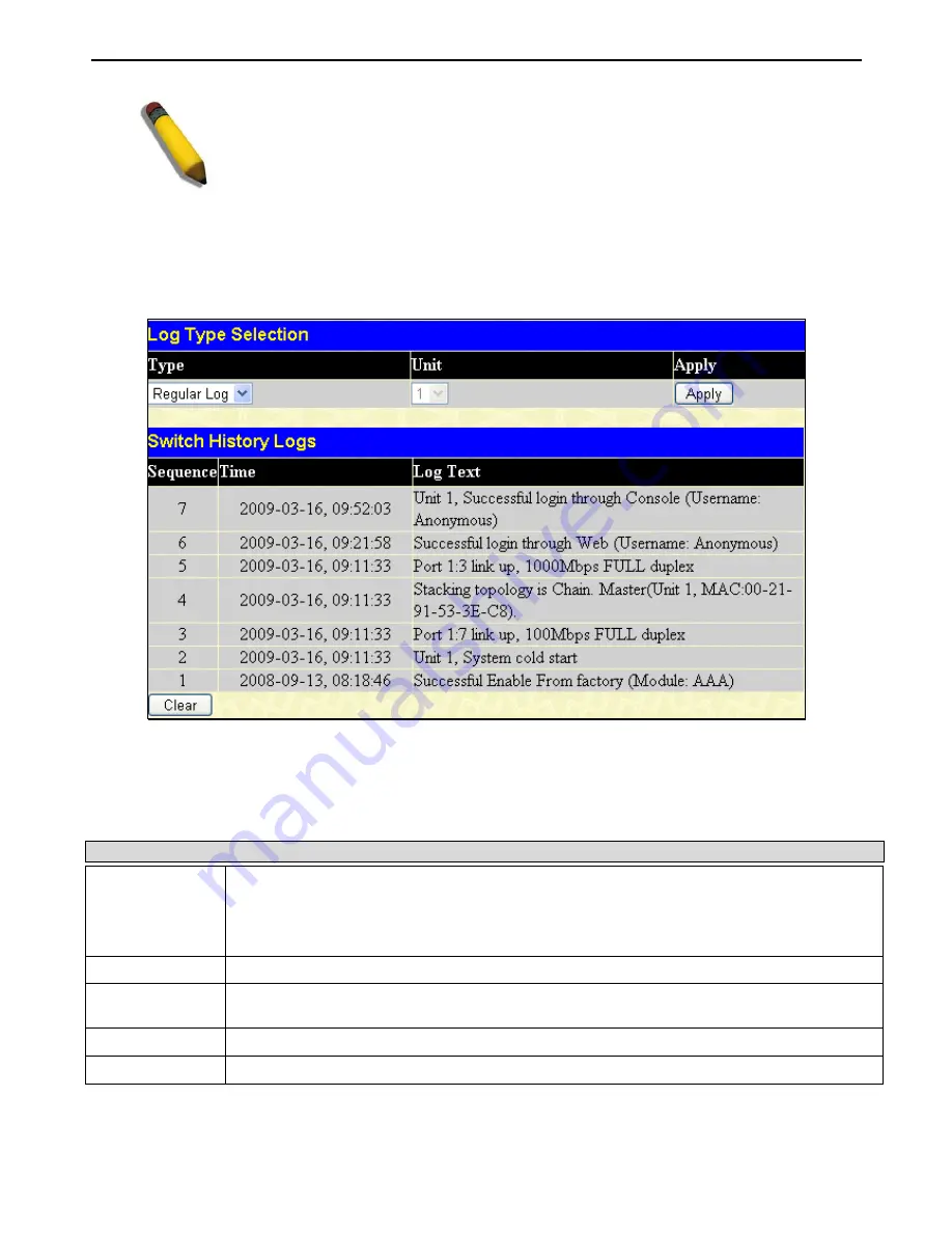 D-Link xStack User Manual Download Page 327