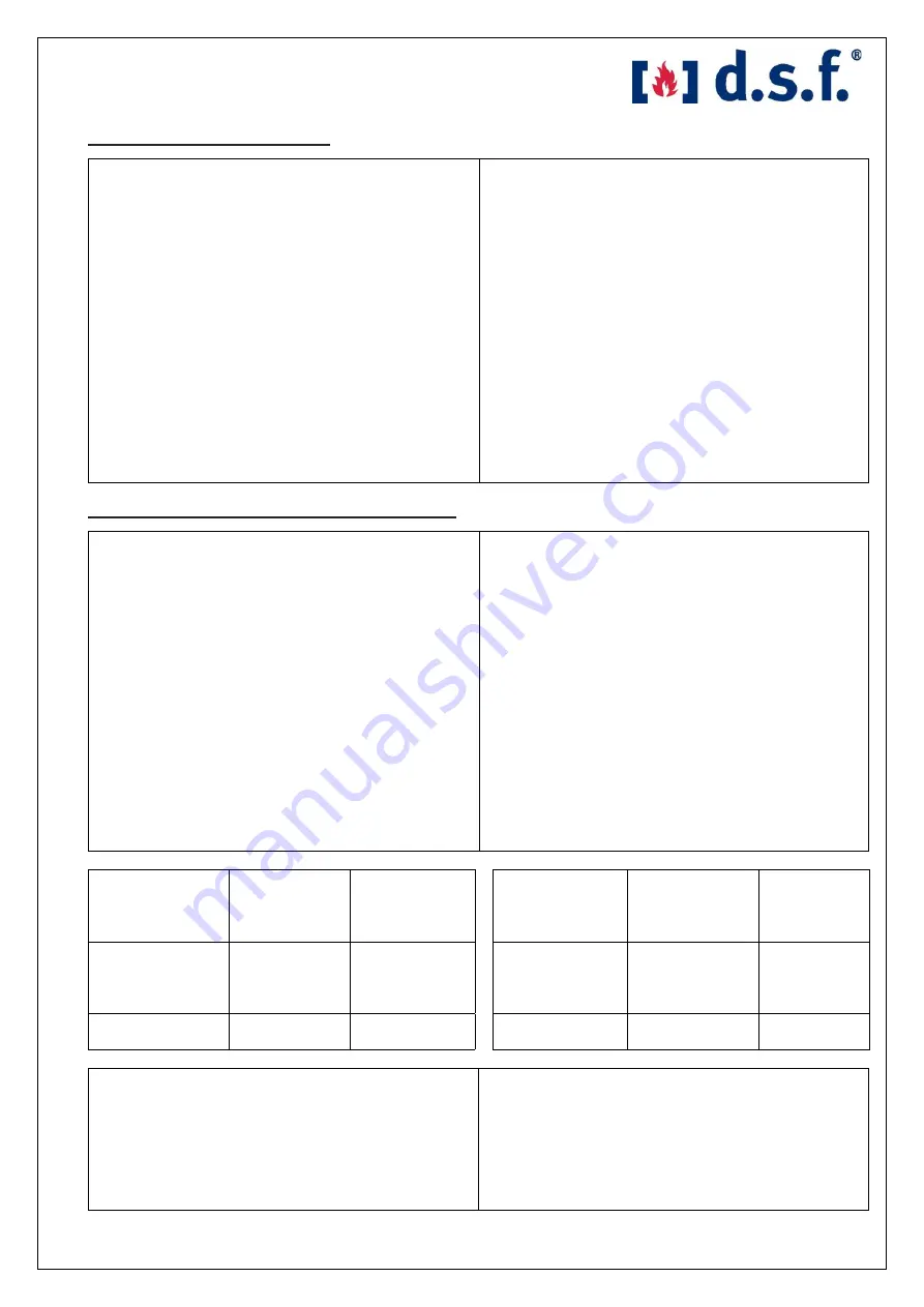 d.s.f. IG49 Series Operating Manual Download Page 4