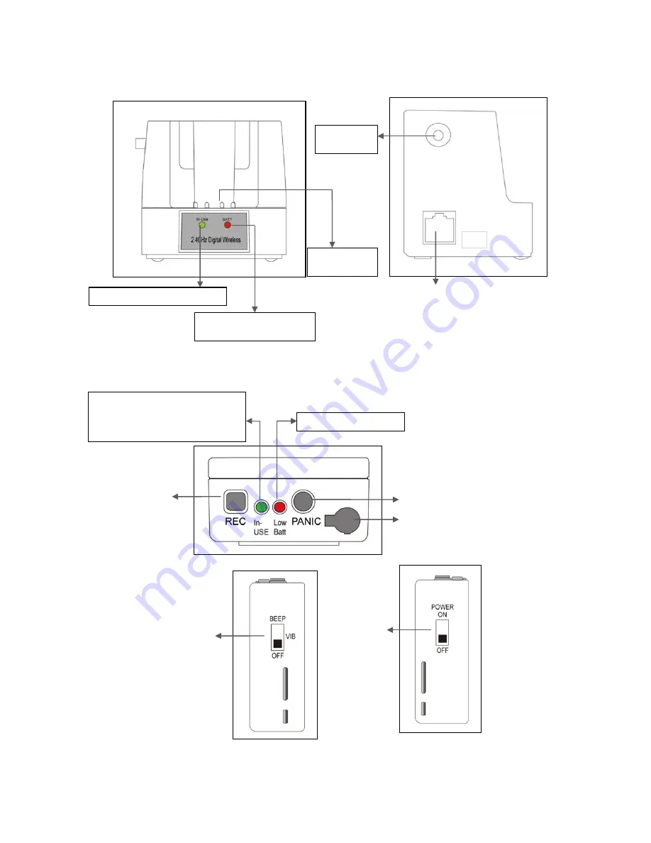 D-Teg 2.4GHZ Digital WirelessMicrophone System User Manual Download Page 3