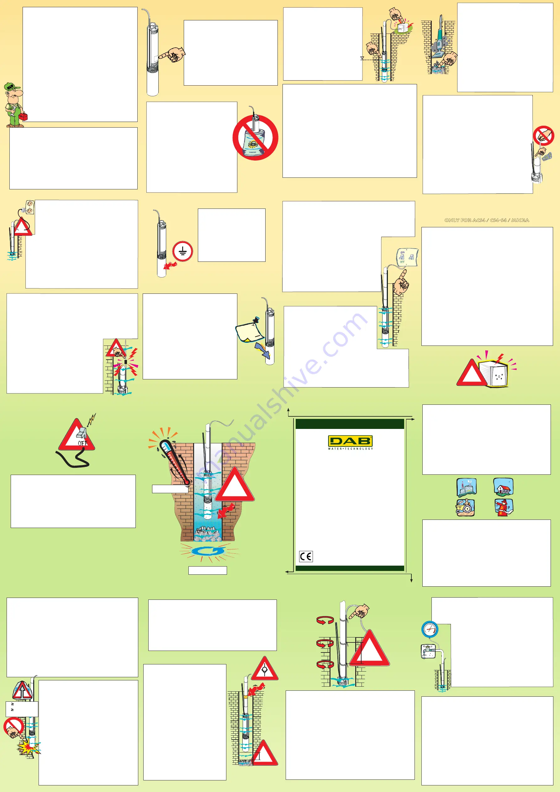 DAB ACS4 Instruction Manual Download Page 3