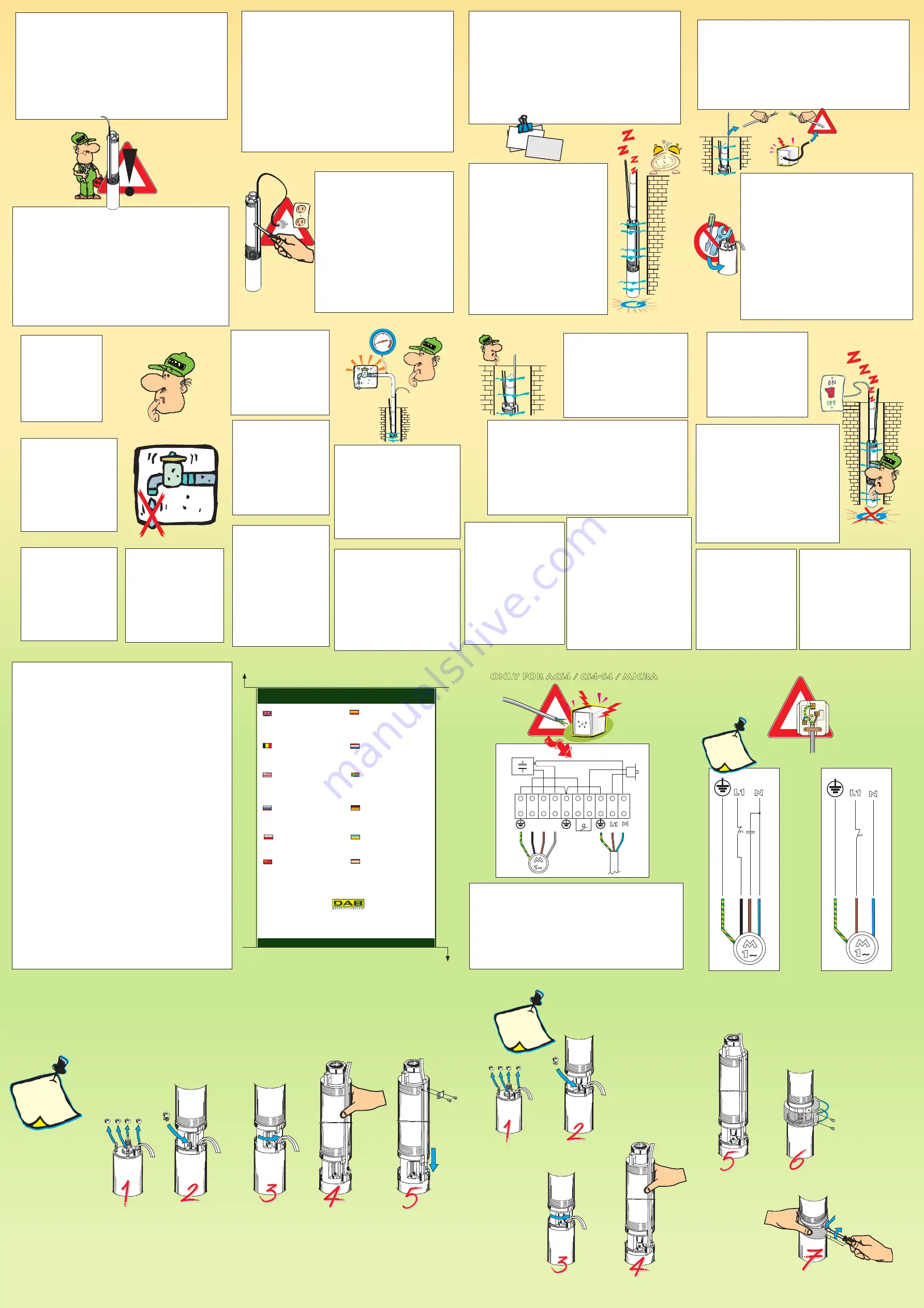 DAB ACS4 Instruction Manual Download Page 5