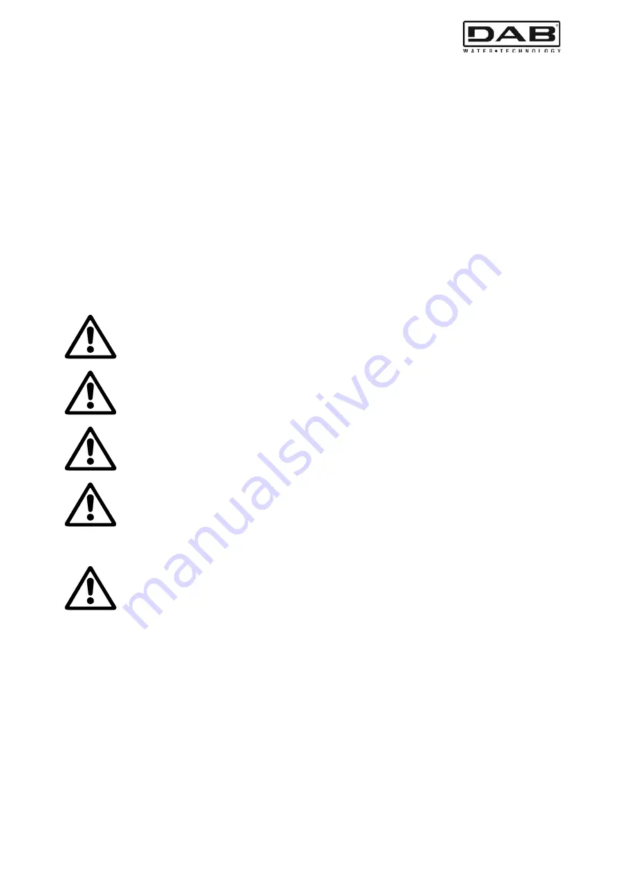 DAB K 20/9 HA Instruction For Installation And Maintenance Download Page 37