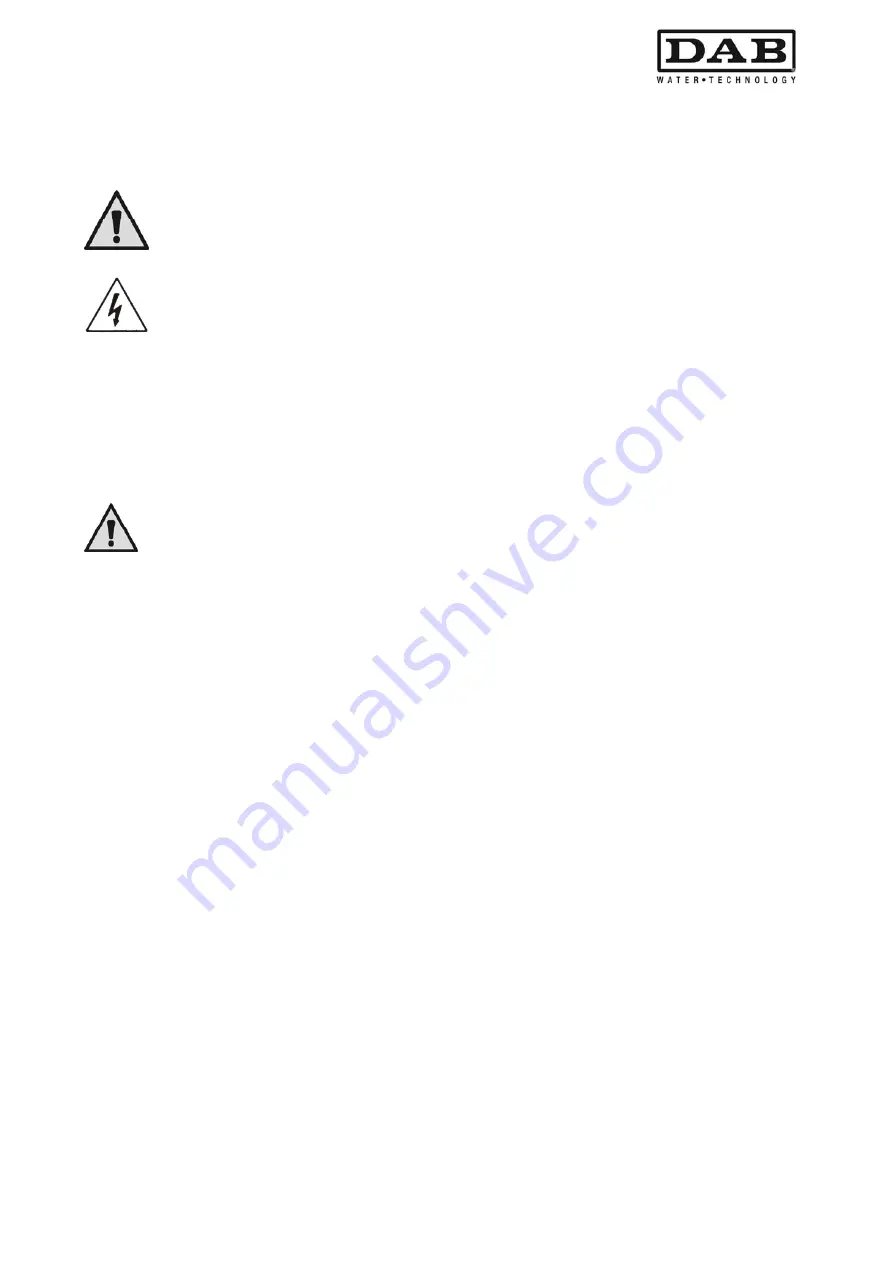 DAB MCE-11/P Instruction For Installation And Maintenance Download Page 9