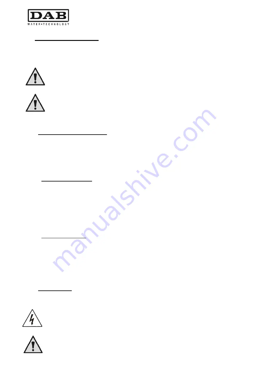 DAB MCE-11/P Instruction For Installation And Maintenance Download Page 12