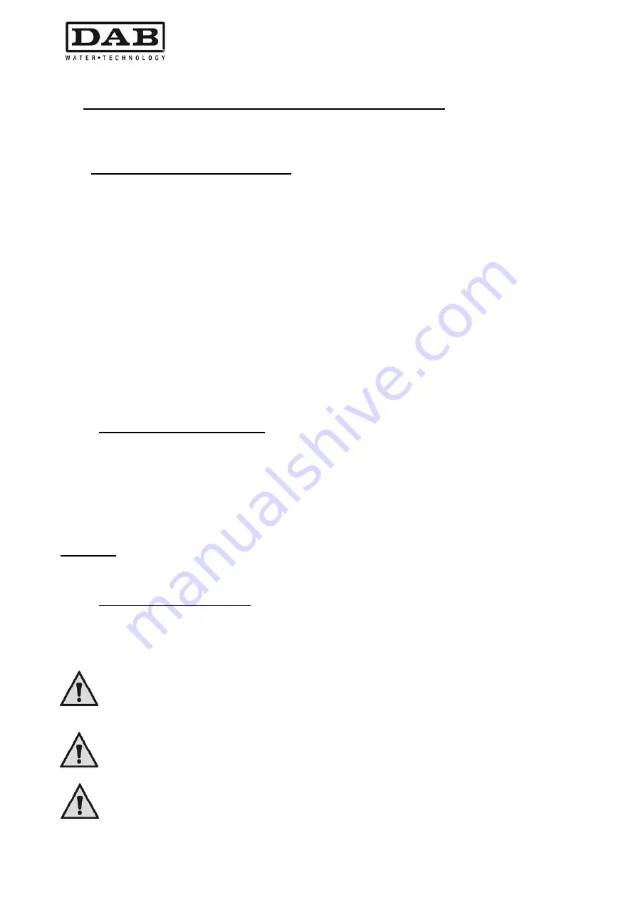 DAB MCE-11/P Instruction For Installation And Maintenance Download Page 194