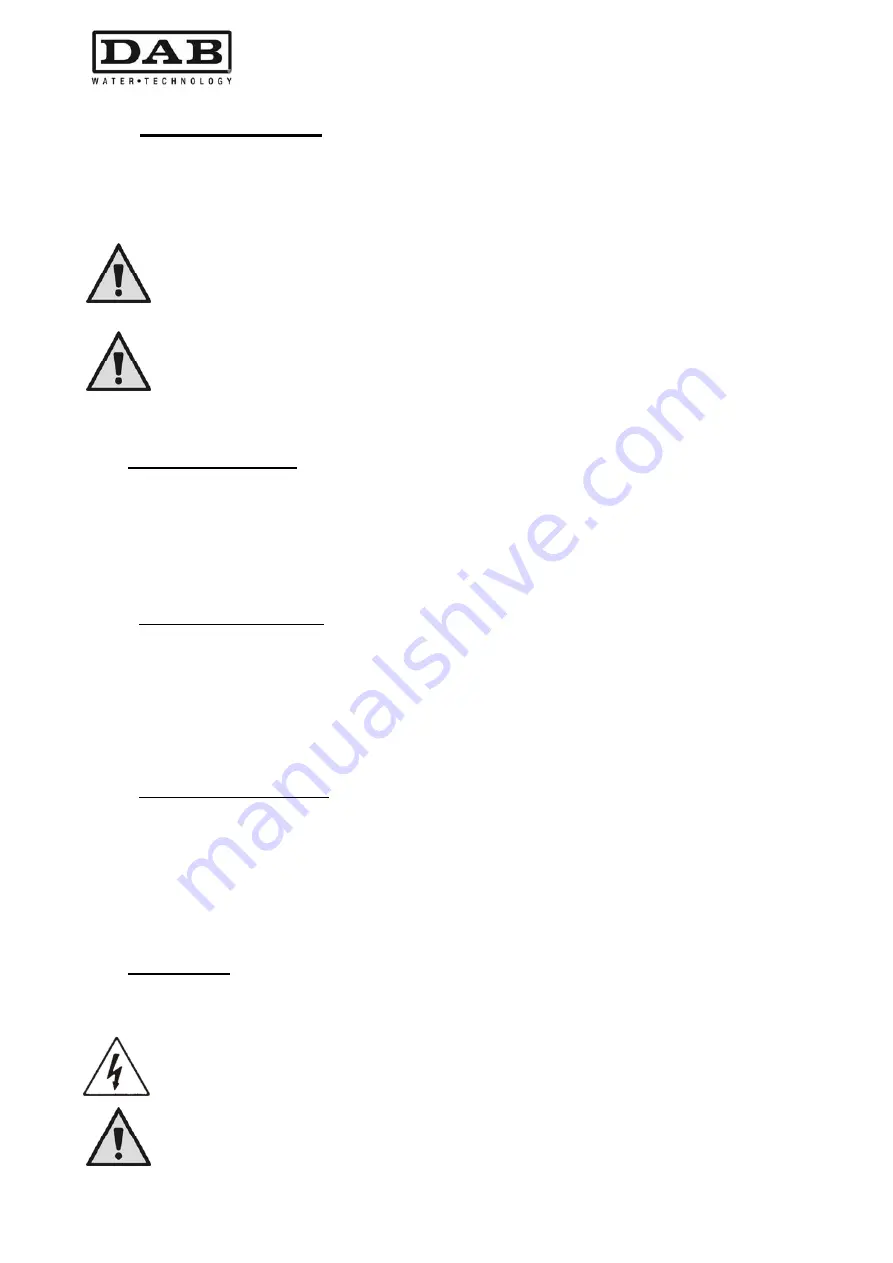 DAB MCE-11/P Instruction For Installation And Maintenance Download Page 228