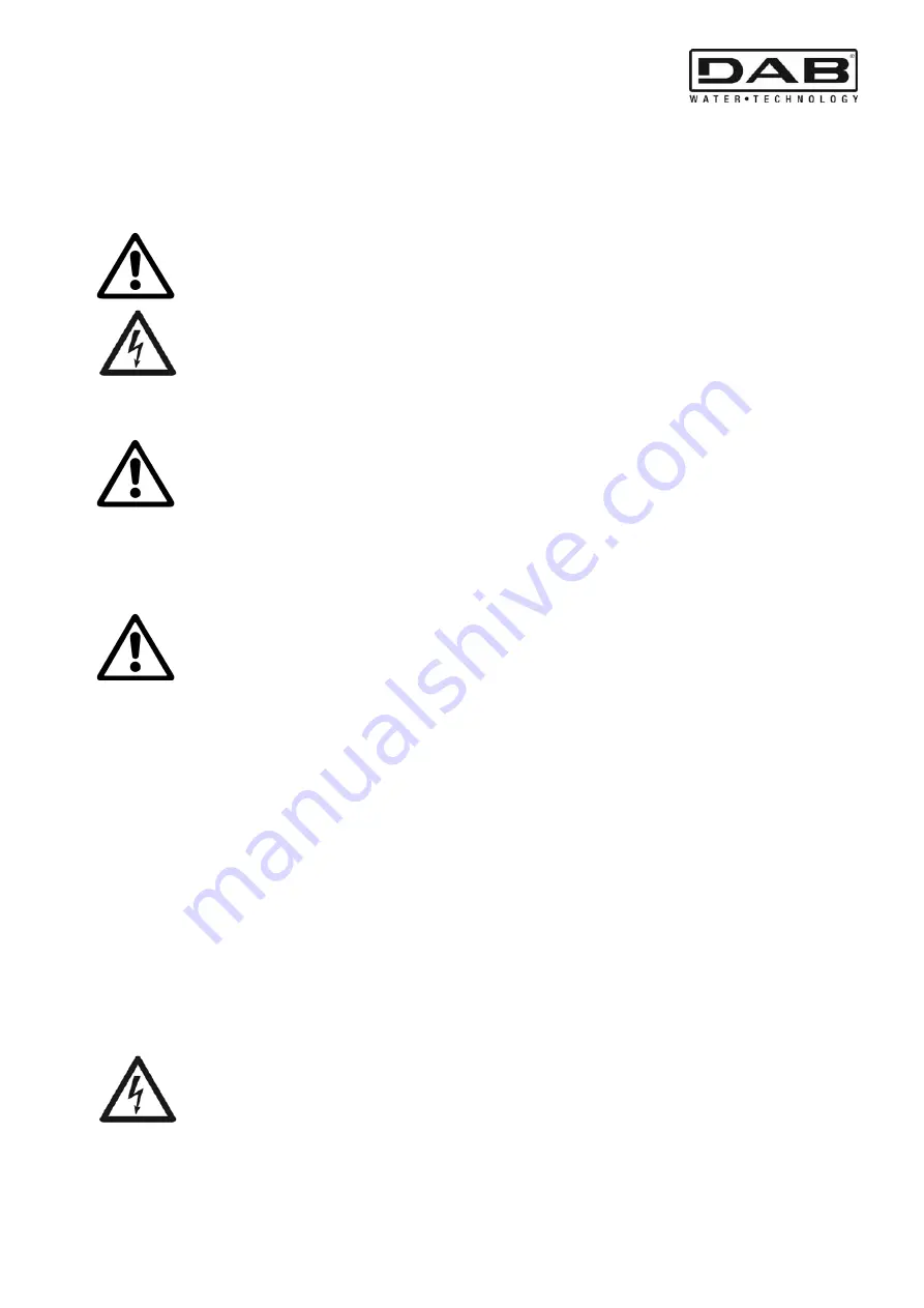 DAB MCE-150/C Instruction For Installation And Maintenance Download Page 7