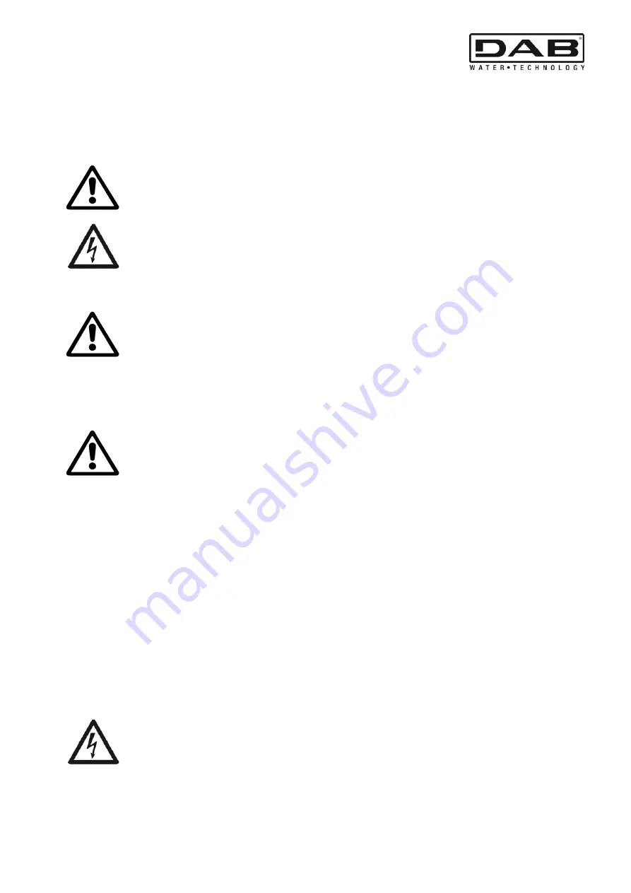 DAB MCE-150/C Instruction For Installation And Maintenance Download Page 42