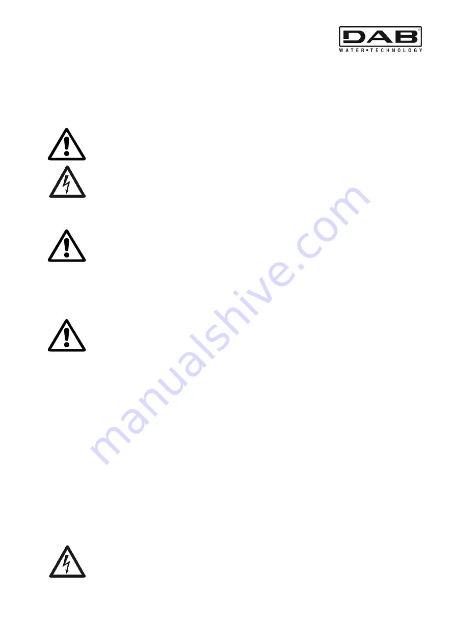 DAB MCE-150/C Instruction For Installation And Maintenance Download Page 128