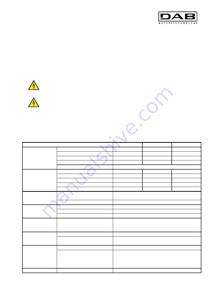 DAB MCE-22/C Instruction For Installation And Maintenance Download Page 4