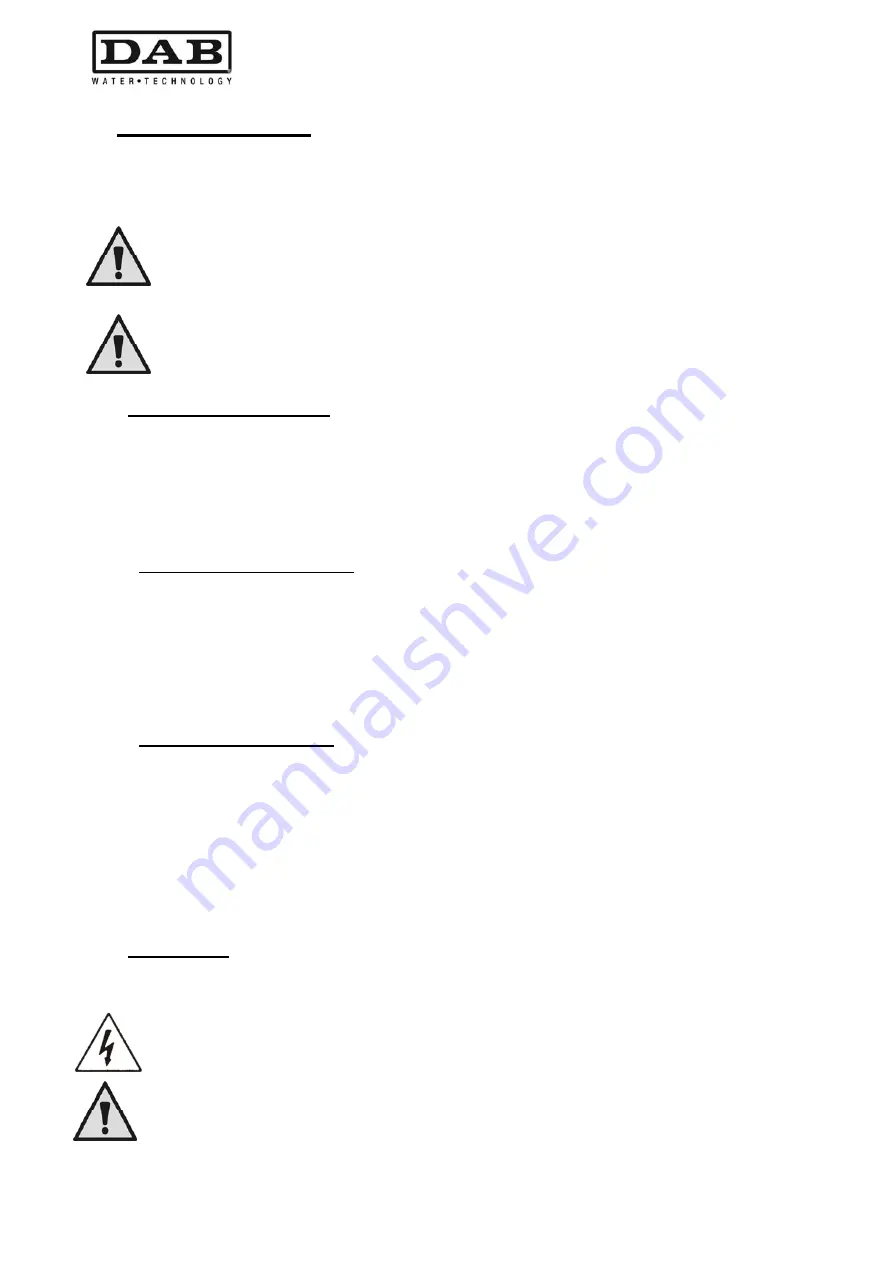 DAB MCE-22/P Instruction For Installation And Maintenance Download Page 174