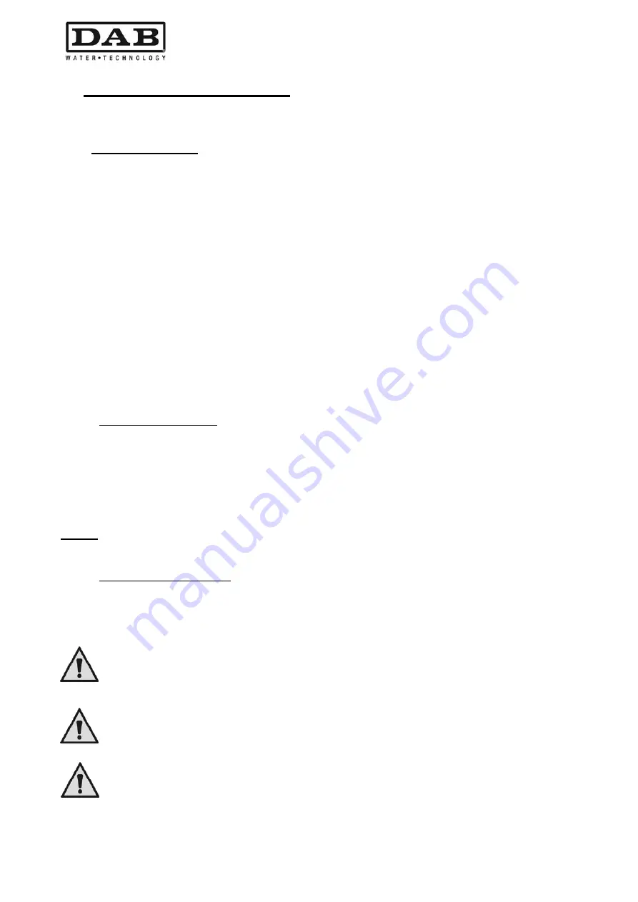 DAB MCE-55/P Instruction For Installation And Maintenance Download Page 464