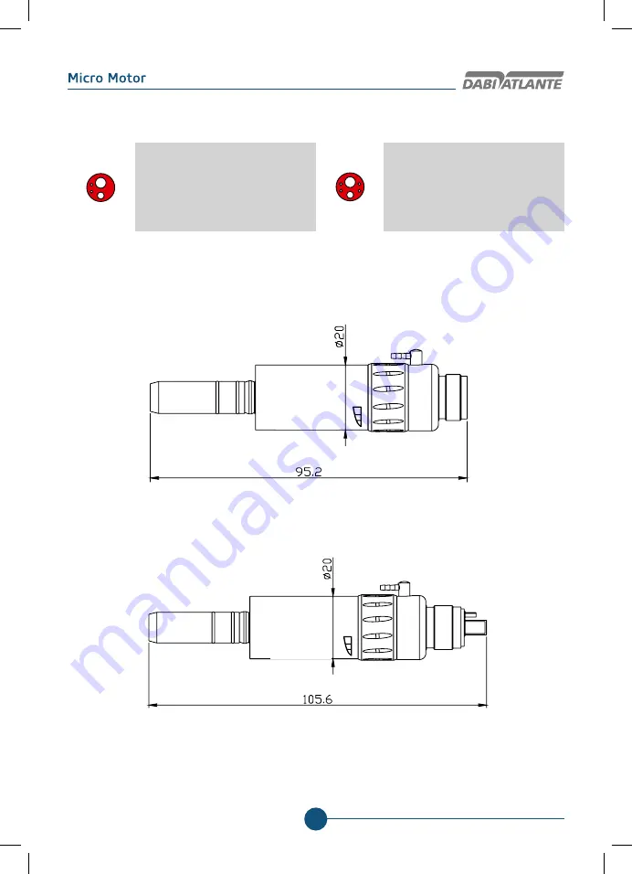 Dabi Atlante MICRO MOTOR INTRA 32MM C SPRAY TB Owner'S Manual Download Page 10