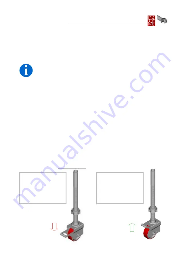 DACAME ALU-50 Assembly And Use Manual Download Page 21