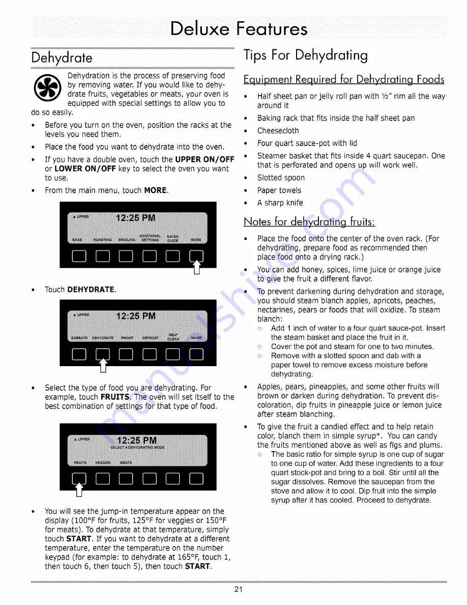 Dacor Discovery EO Series Use And Care Manual Download Page 23