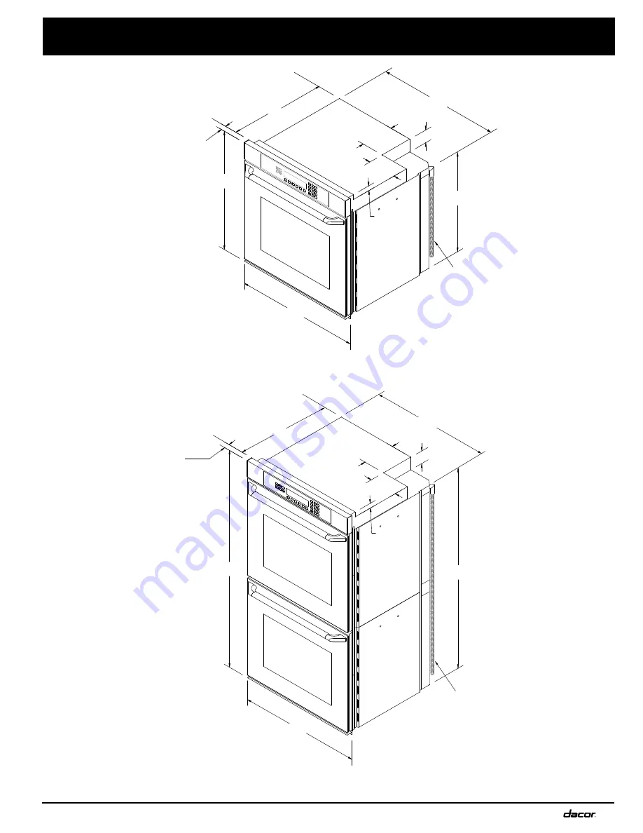 Dacor Discovery MOH230 Installation Instructions Manual Download Page 7