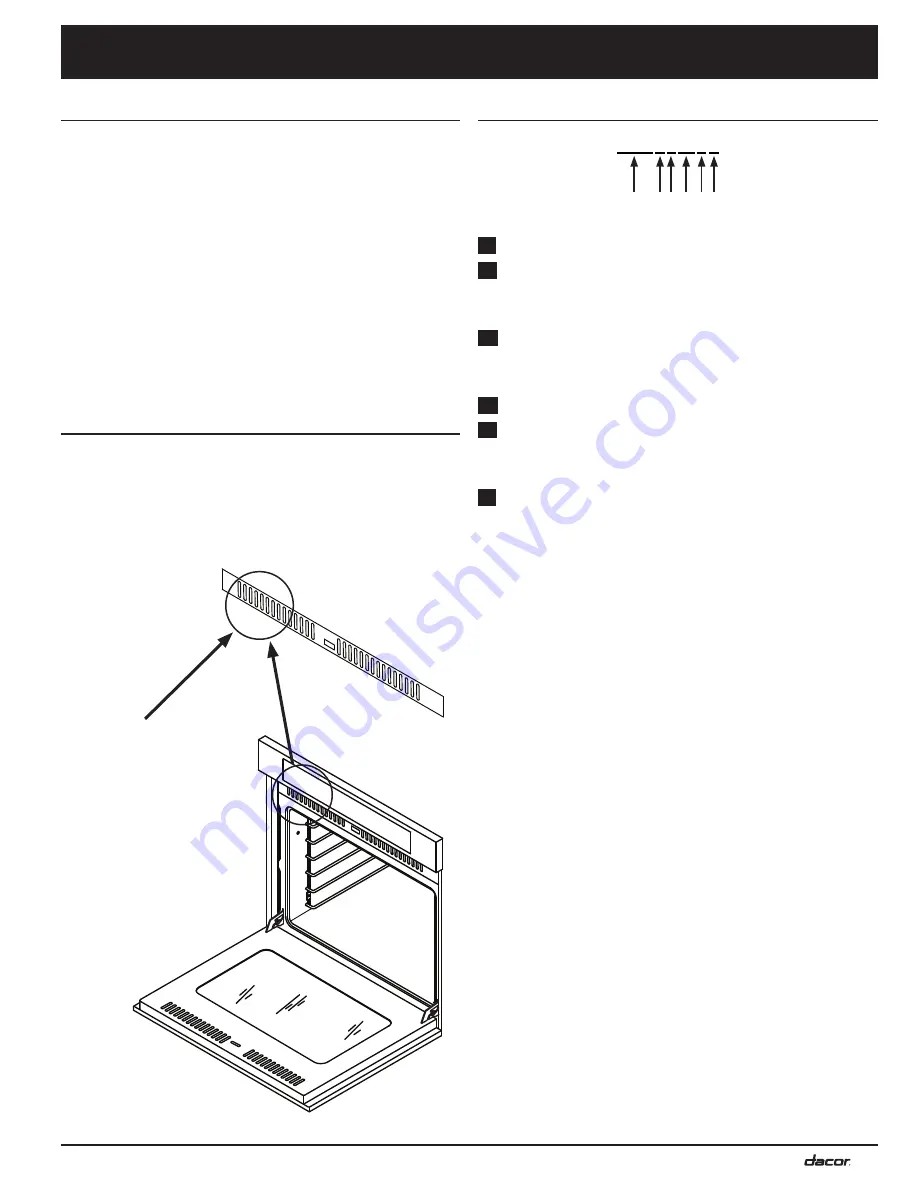 Dacor Distinctive DTO127 Installation Instructions Manual Download Page 5