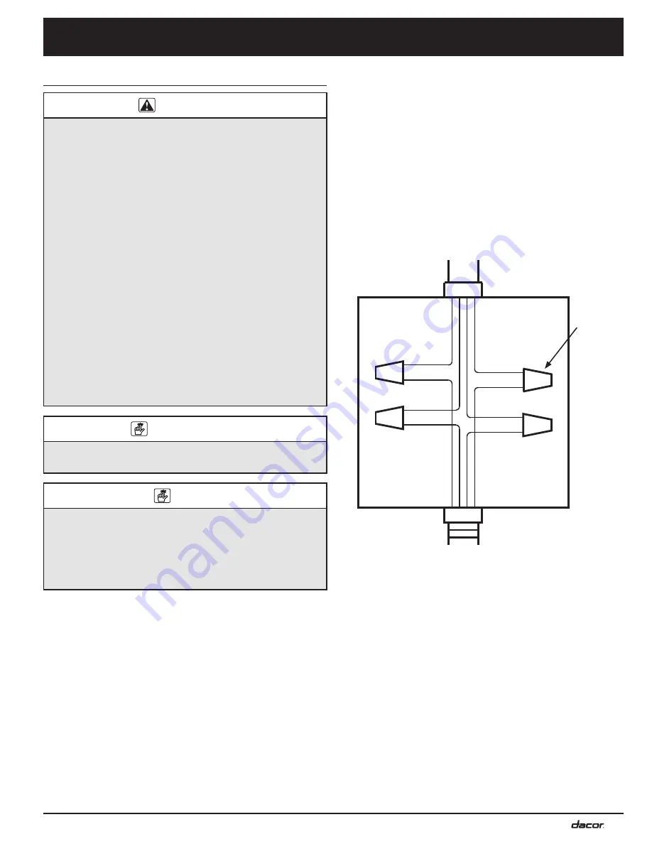 Dacor Distinctive DTO127 Installation Instructions Manual Download Page 11