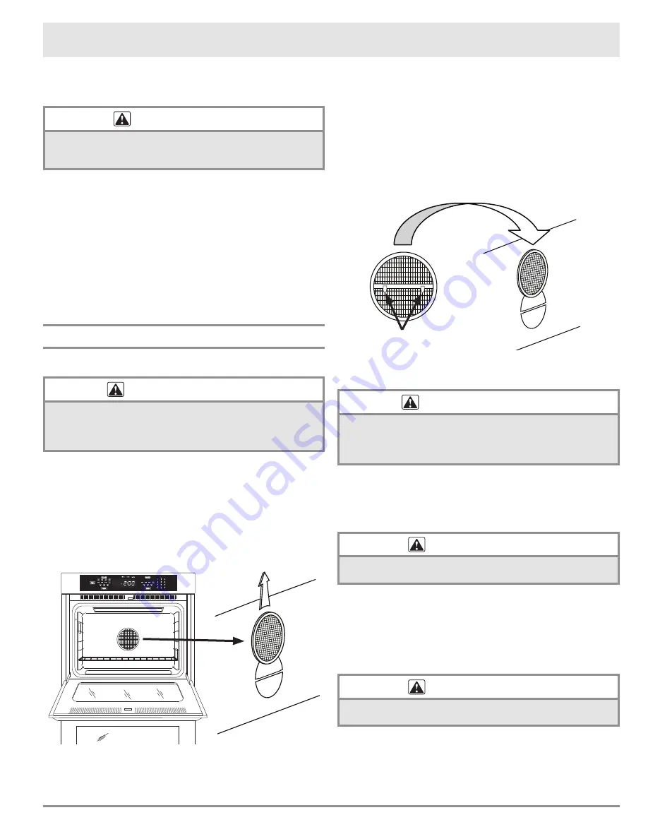 Dacor Distinctive DTO130 Use And Care Manual Download Page 41