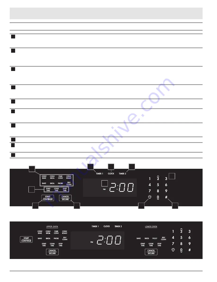 Dacor Distinctive DTO230 Скачать руководство пользователя страница 6