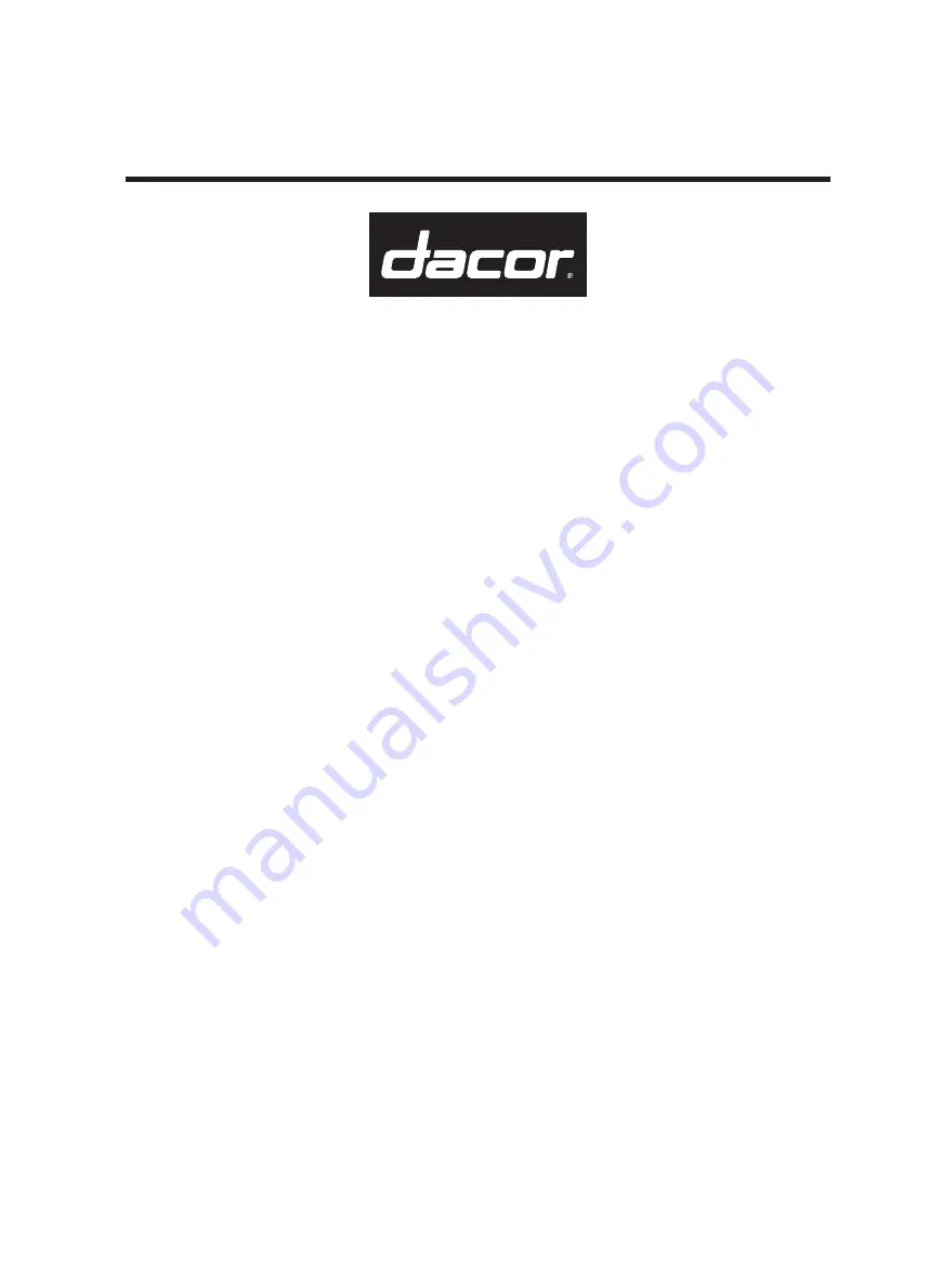 Dacor DOB30M977DS User Manual Download Page 4