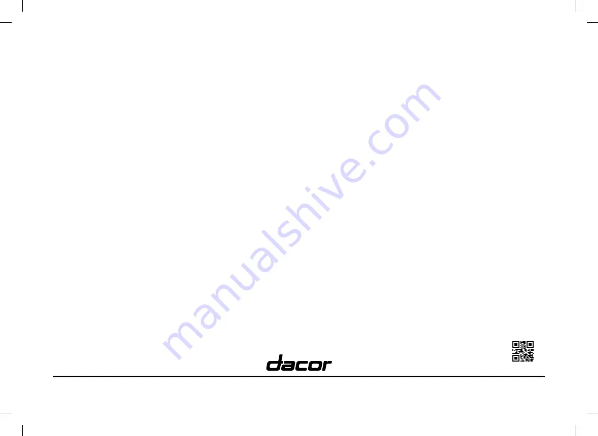 Dacor DOP36 86D Series User Manual Download Page 180