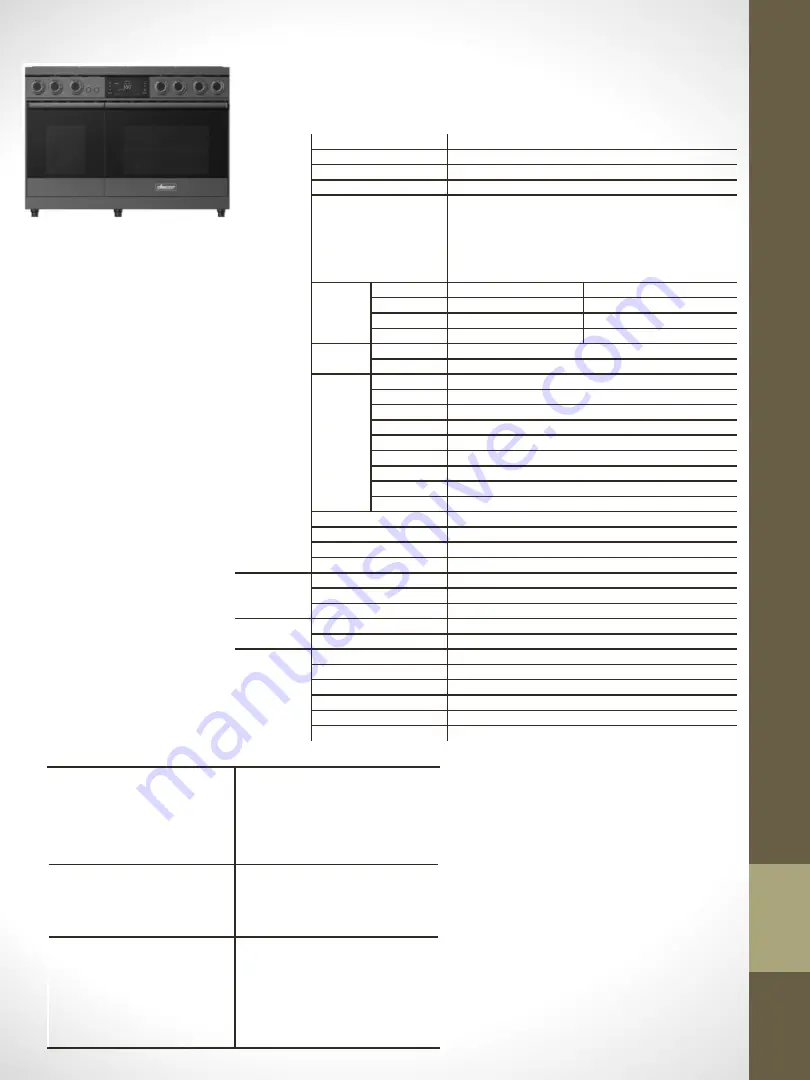 Dacor DOP36M94DLS Planning Manual Download Page 13