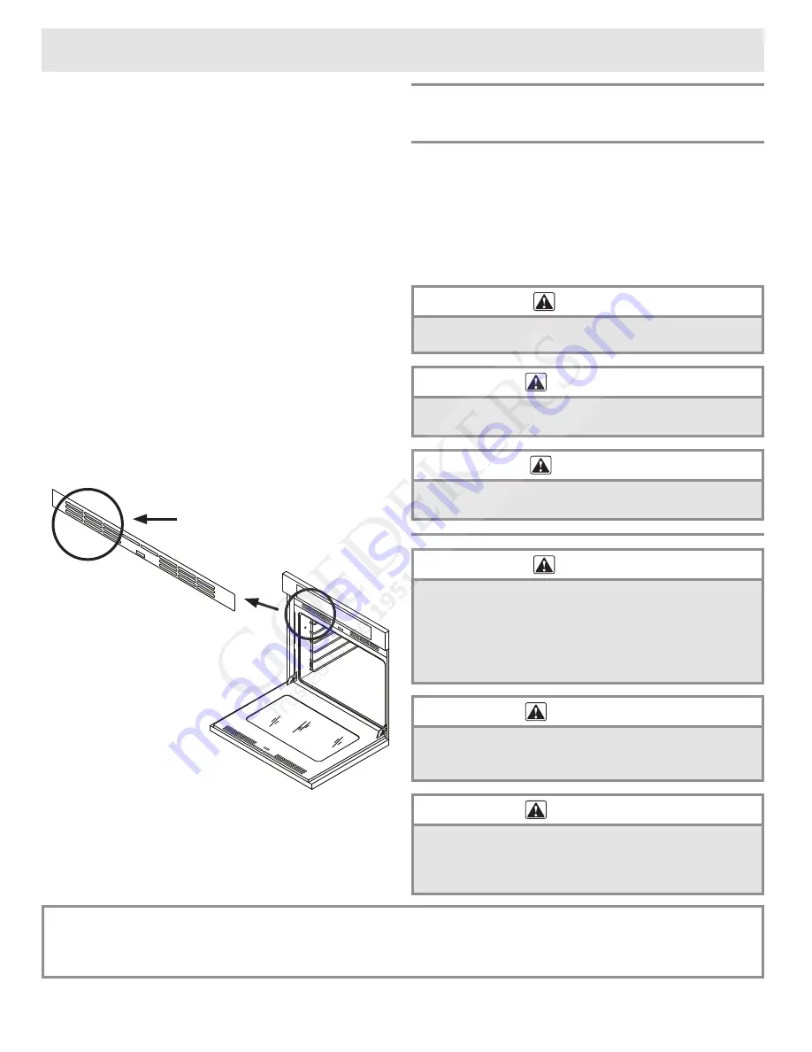 Dacor DTOV127 Use And Care Manual Download Page 2