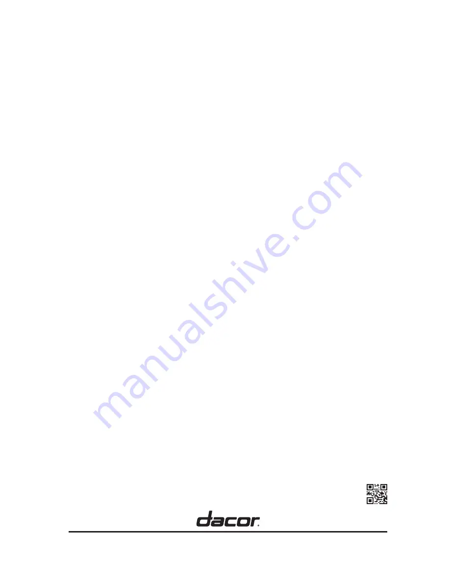 Dacor DTT48M976L Series Quick Manual Download Page 24