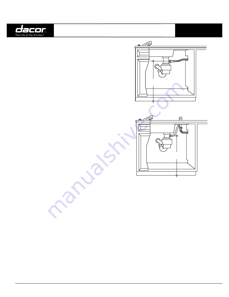 Dacor EDWH24S Planning Manual Download Page 3