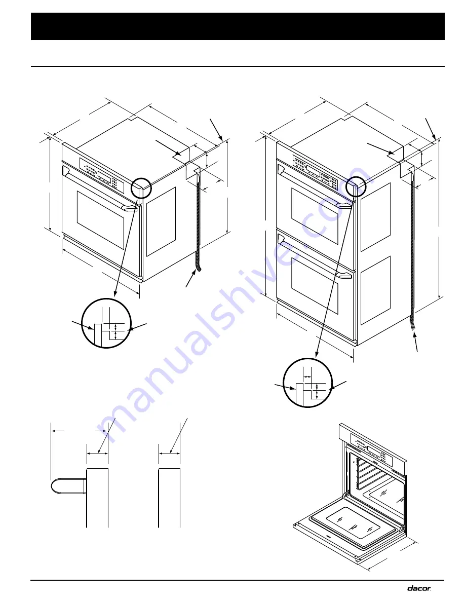 Dacor EORD227S Installation Instructions Manual Download Page 7