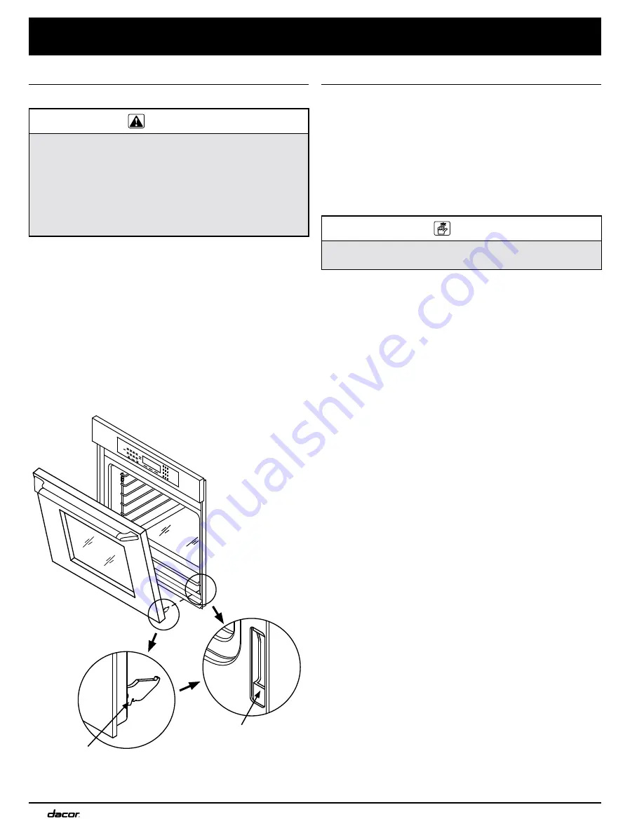 Dacor EORD227S Installation Instructions Manual Download Page 16