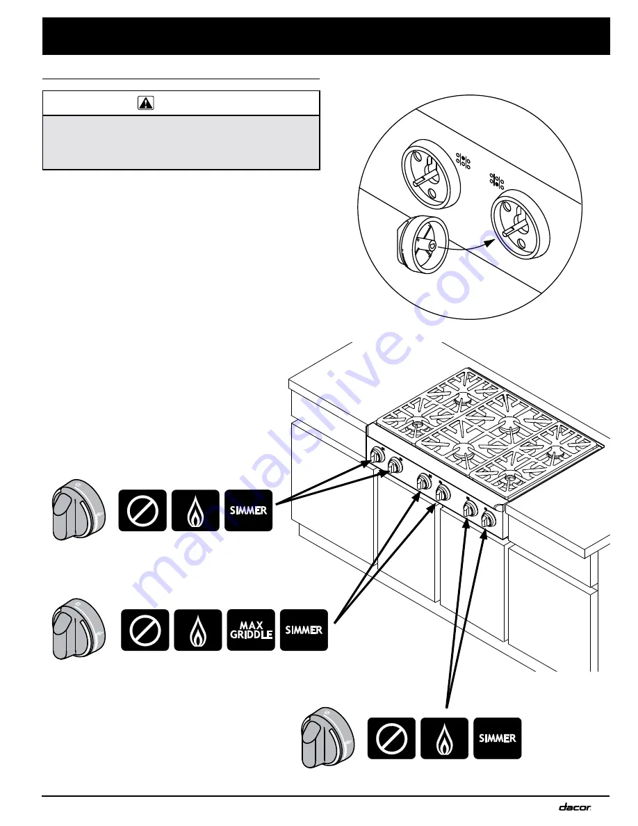 Dacor Epicure EG486SCHNG Installation Instructions Manual Download Page 13