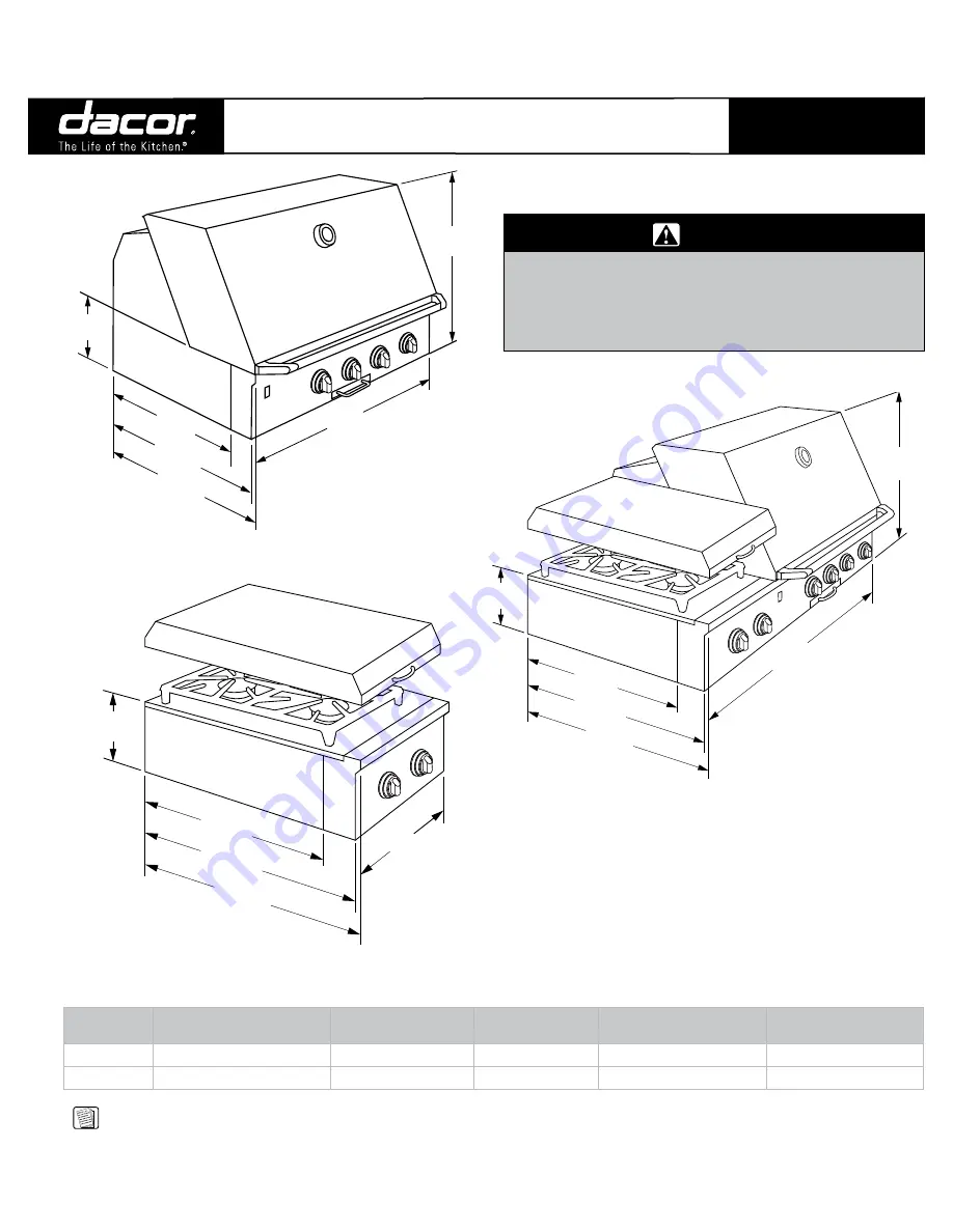 Dacor Epicure OB36 Скачать руководство пользователя страница 1