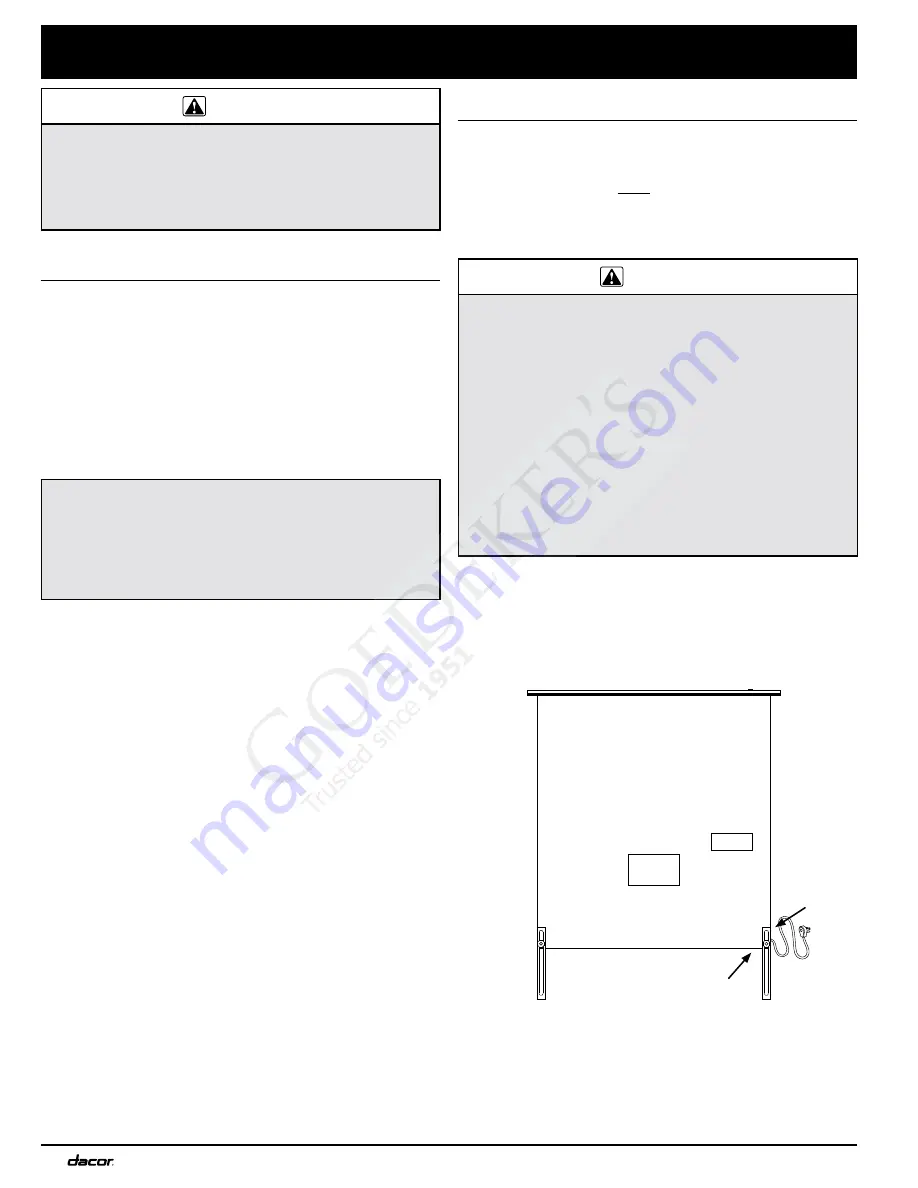 Dacor ERV36-ER Installation Instructions Manual Download Page 6