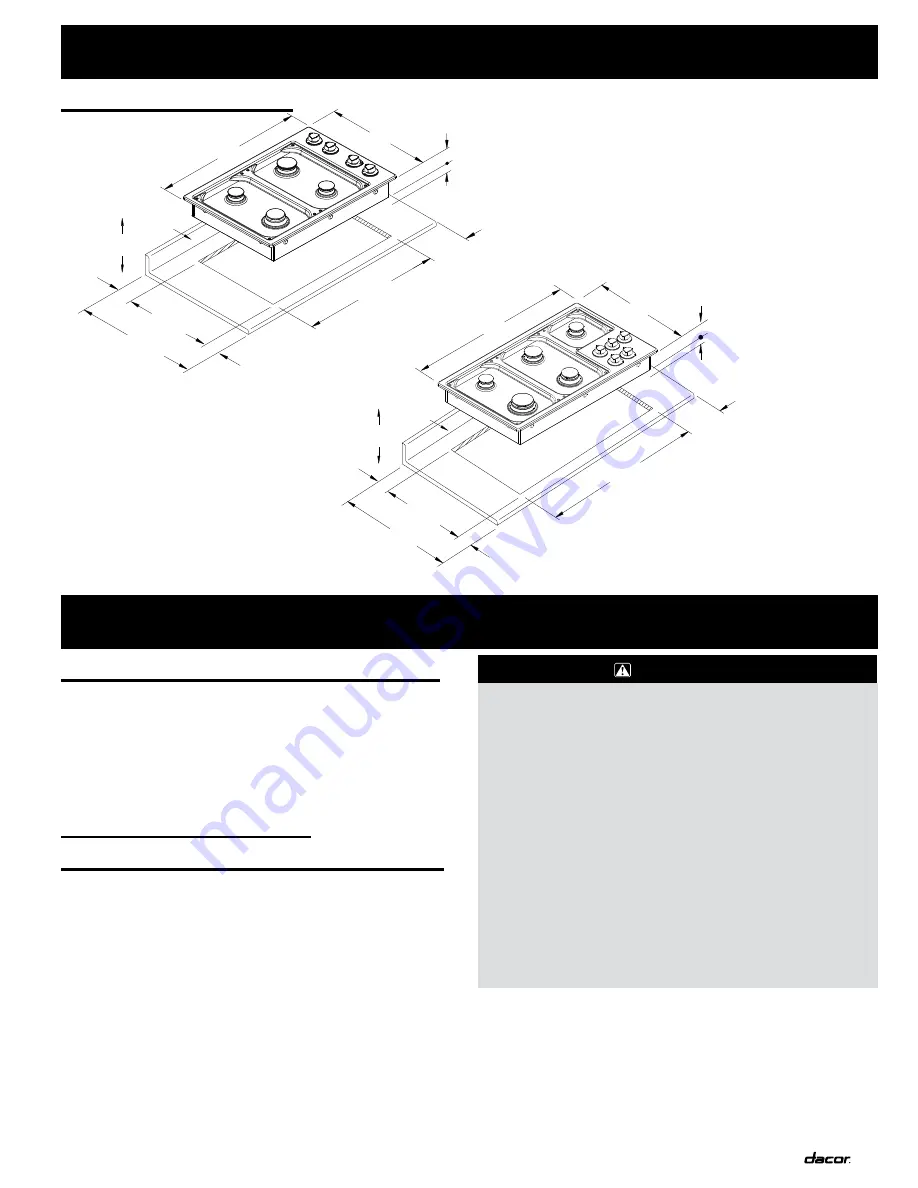 Dacor PGM304LP-1 Скачать руководство пользователя страница 5