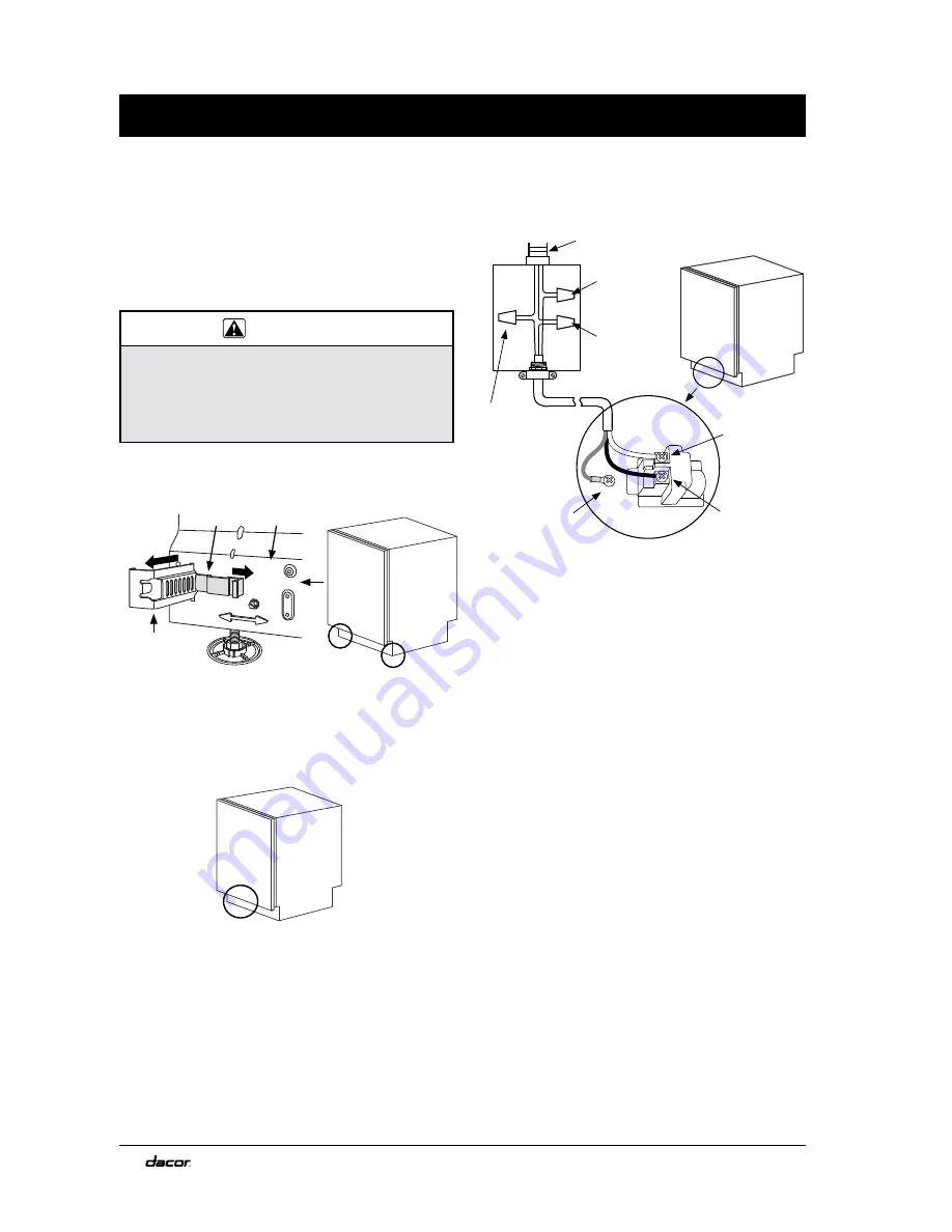 Dacor RDW24 Installation Instructions Manual Download Page 14