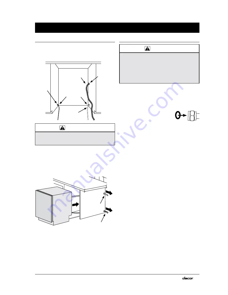 Dacor RDW24 Installation Instructions Manual Download Page 15