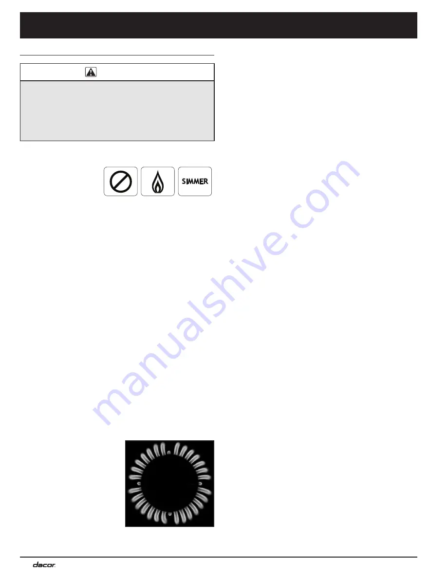 Dacor Renaissance EG486SCHNG Installation Instructions Manual Download Page 14