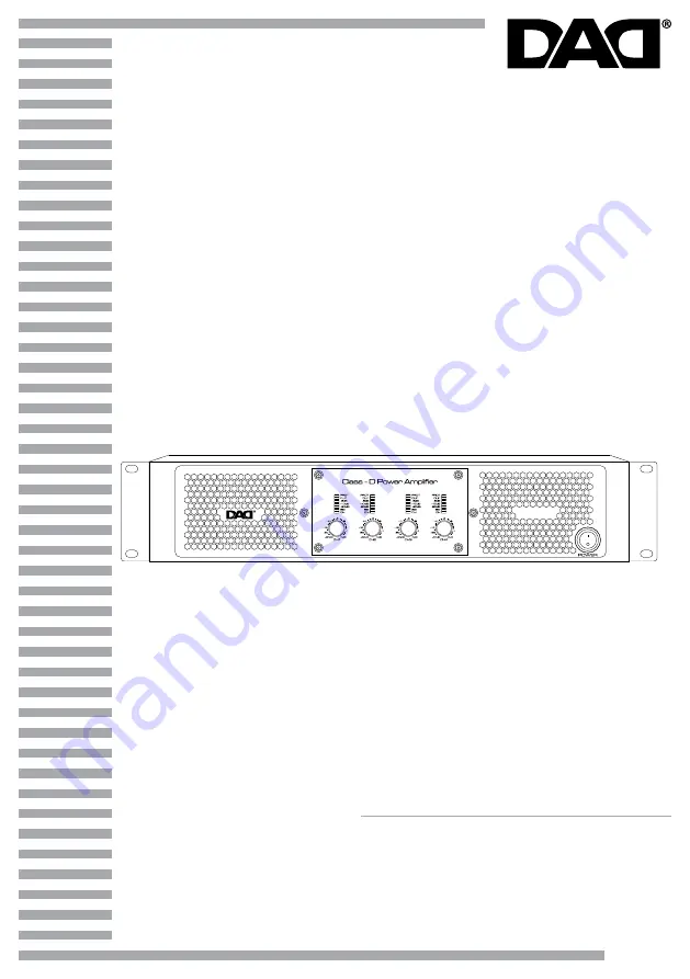 DAD DP4004 User Manual Download Page 1