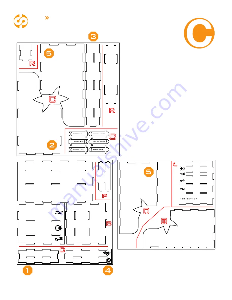 Daedalus Quick-Start Insert for Mansions of Madness Assembly Instructions Manual Download Page 10