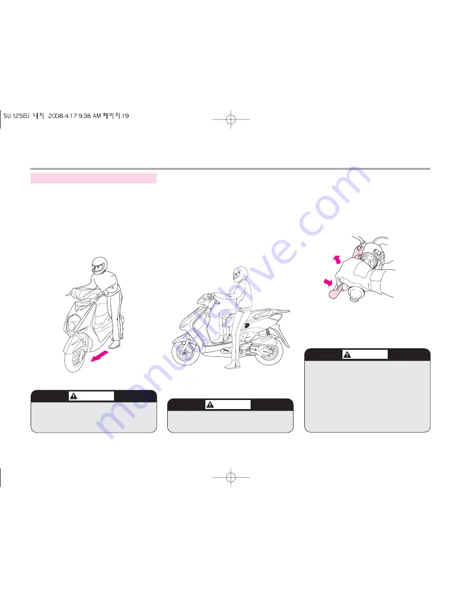 DAELIM DELFINO Owner'S Manual Download Page 21