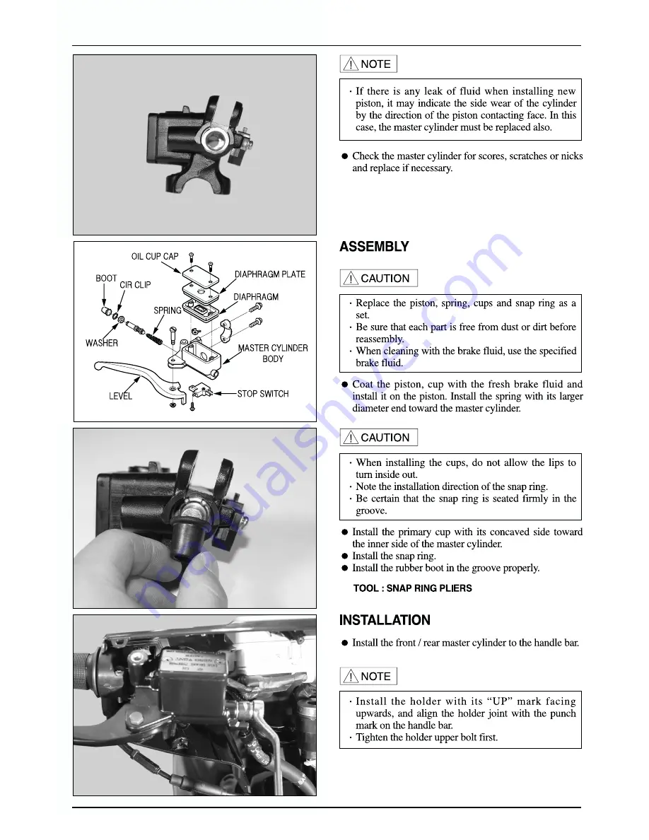 DAELIM S1 125 - SERVICE Service Manual Download Page 173