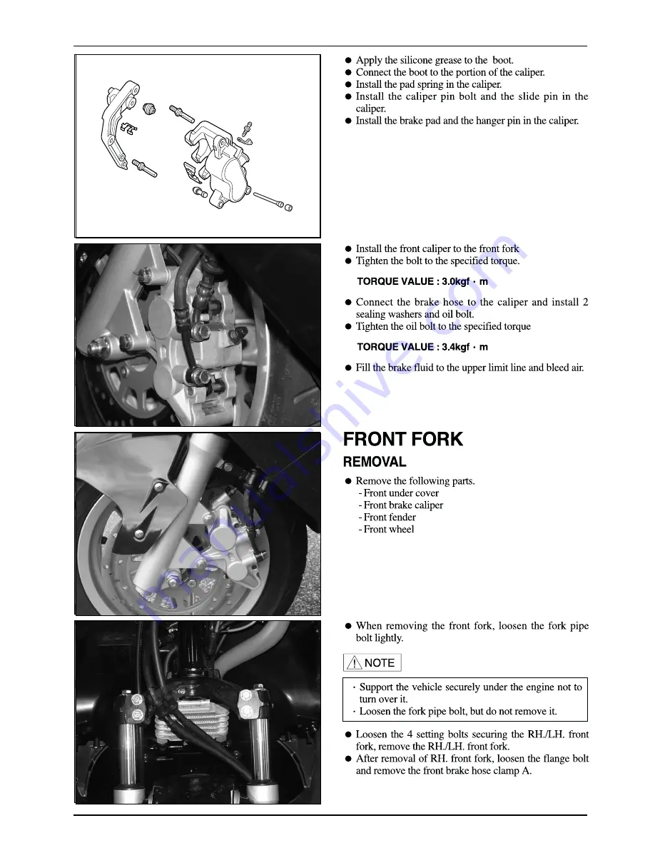 DAELIM S2-125 Service Manual Download Page 176