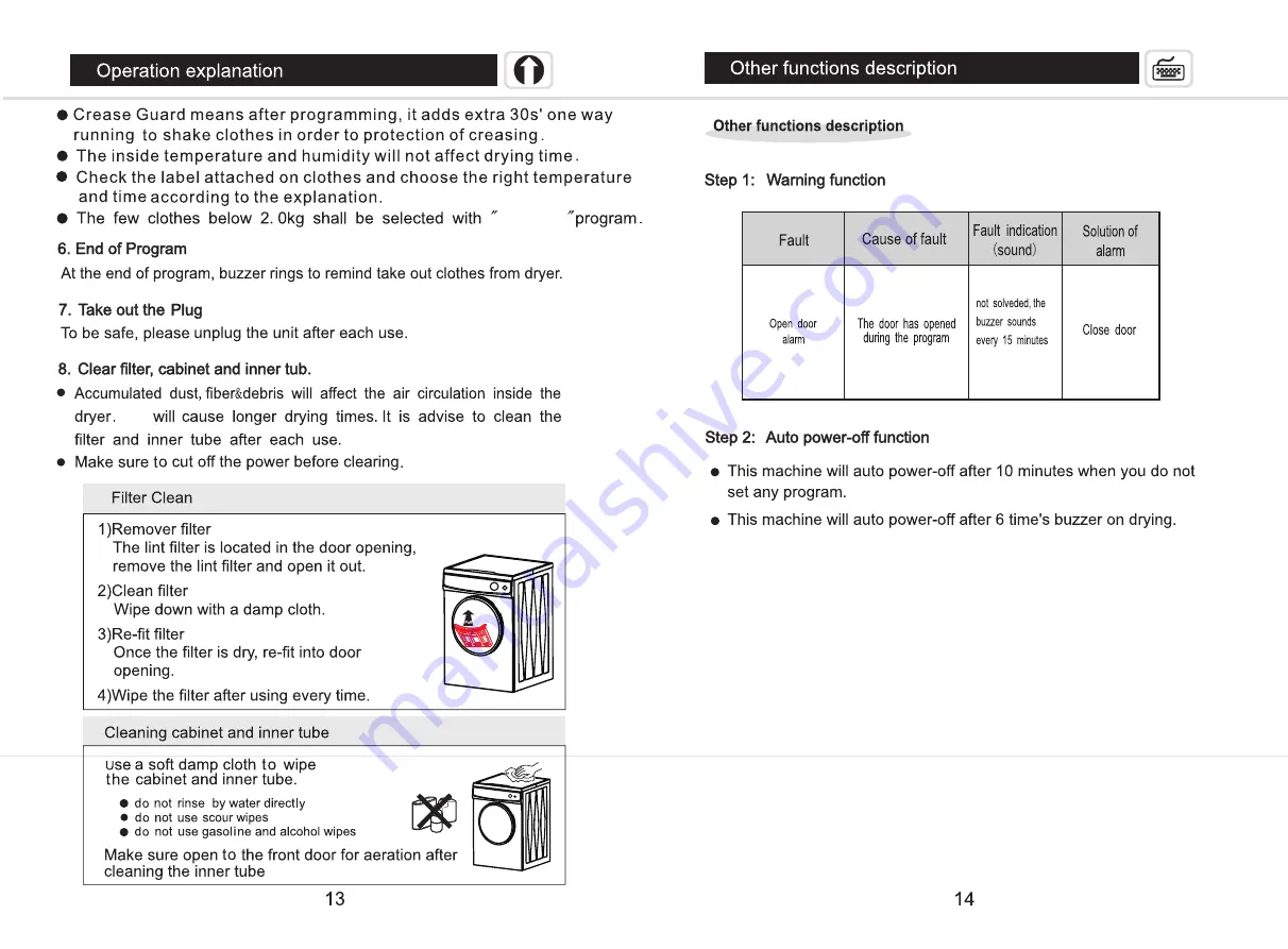 Daema DWD-0851BC Manual Of Instruction Download Page 8