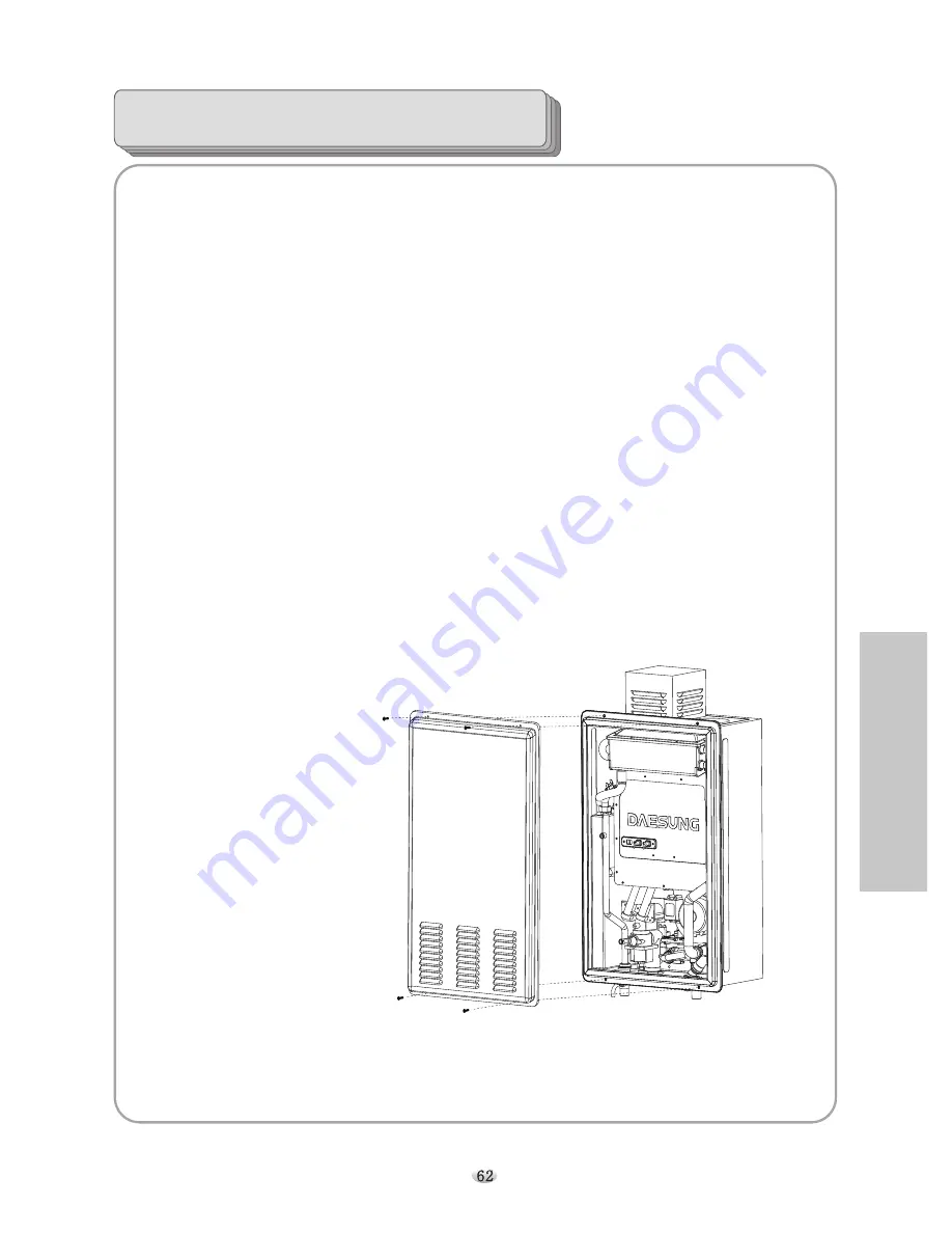 Daesung Celtic SHW-13 Installation Manual And Owner'S Manual Download Page 55