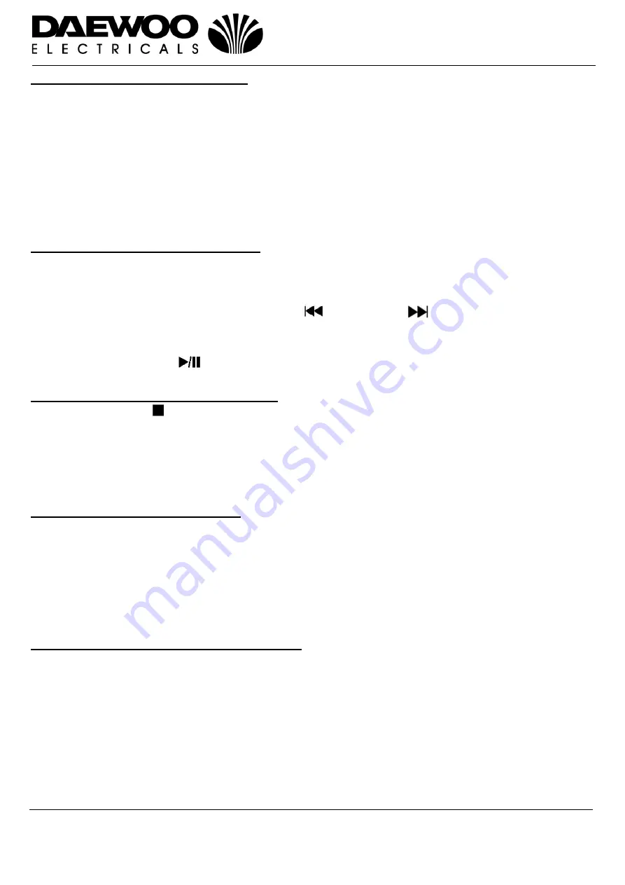 DAEWOO ELECTRONICS AVS1302 HDMI User Manual Download Page 11